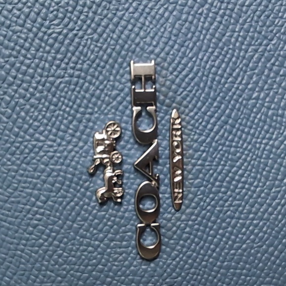 Coach CE584 Clara Leather Shoulder Crossbody Bag Silver/Light Mist (Firm Price) - Picture 13 of 16